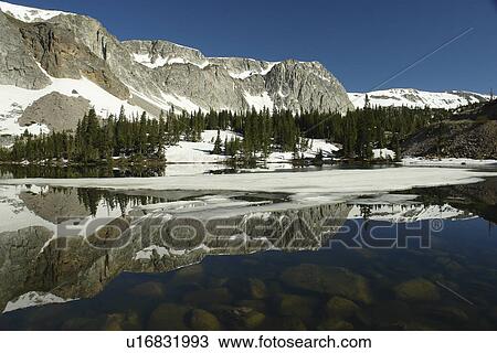 Medicine Bow National Forest, WY, Wyoming, Snowy Range Scenic Byway, Alpine Lake, Lake Marie View Large Photo Image Stock Image - Medicine Bow National Forest, WY, Wyoming, Snowy Range Scenic Byway, Alpine Lake, Lake Marie. Fotosearch