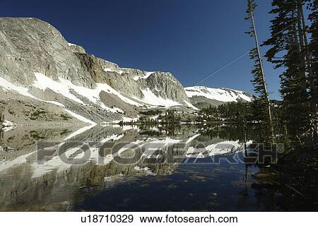 Medicine Bow National Forest, WY, Wyoming, Snowy Range Scenic Byway, Alpine Lake, Lake Marie View Large Photo Image Stock Photo - Medicine Bow National Forest, WY, Wyoming, Snowy Range Scenic Byway, Alpine Lake, Lake Marie. Fotosearch