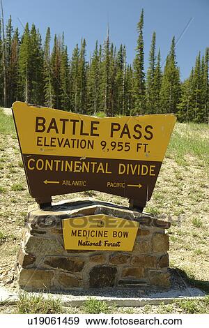Medicine Bow National Forest, WY, Wyoming, Continental Divide, Battle Pass View Large Photo Image Stock Photo - Medicine Bow National Forest, WY, Wyoming, Continental Divide, Battle Pass. Fotosearch