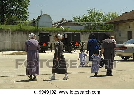 Millersburg, Holmes County, OH, Ohio, Amish women and children, parking lot View Large Photo Image Stock Image - Millersburg, Holmes County, OH, Ohio, Amish women and children, parking lot. Fotosearch