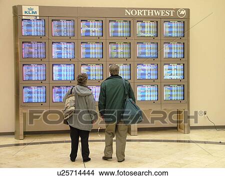 Minneapolis, MN, Minnesota, Minneapolis International Airport, airport information, flight arrivals and departure monitors, airport terminal, hub View Large Photo Image Picture - Minneapolis, MN, Minnesota, Minneapolis International Airport, airport information, flight arrivals and departure monitors, airport terminal, hub. Fotosearch