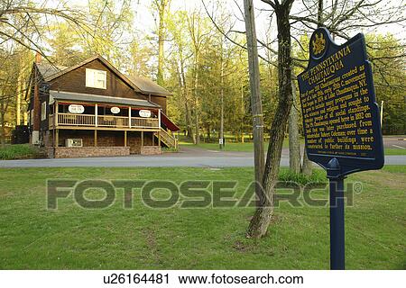 Mount Gretna, PA, Pennsylvania, Lebanon County, The Pennsylvania Chautauqua, original old time resort community View Large Photo Image Stock Image - Mount Gretna, PA, Pennsylvania, Lebanon County, The Pennsylvania Chautauqua, original old time resort community. Fotosearch