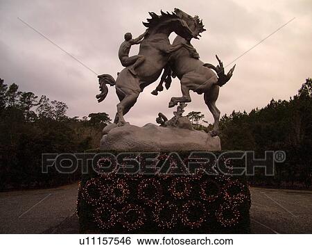 Murrells Inlet, SC, South Carolina, Myrtle Beach, The Grand Strand, Brookgreen Gardens, National Historic Landmark, statue of fighting horses View Large Photo Image Stock Photograph - Murrells Inlet, SC, South Carolina, Myrtle Beach, The Grand Strand, Brookgreen Gardens, National Historic Landmark, statue of fighting horses. Fotosearch