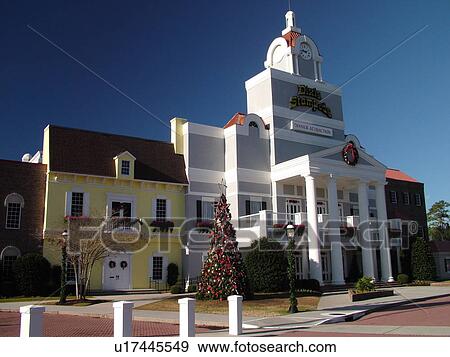 Stock Photo -  Myrtle Beach, SC, South Carolina, The Grand Strand, Dixie Stampede, Christmas decorations. Fotosearch