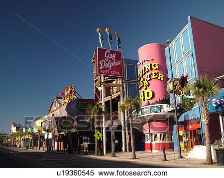 Myrtle Beach, SC, South Carolina, The Grand Strand, downtown, Ripley's Movie Theater 4D, Gay Dolphin Gift Cove View Large Photo Image Stock Photography - Myrtle Beach, SC, South Carolina, The Grand Strand, downtown, Ripley's Movie Theater 4D, Gay Dolphin Gift Cove. Fotosearch