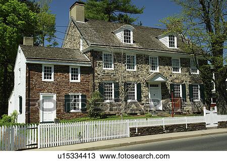 New Hope, PA, Pennsylvania, Bucks County, The Parry Mansion Museum View Large Photo Image Stock Image - New Hope, PA, Pennsylvania, Bucks County, The Parry Mansion Museum. Fotosearch