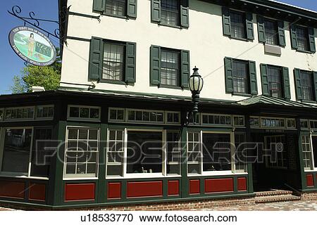 Stock Image -  New Hope, PA, Pennsylvania, Bucks County, Logan Inn. Fotosearch