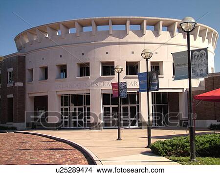 Picture -  Orlando, FL, Florida, Loch Haven Park, Orlando Museum of Art. Fotosearch