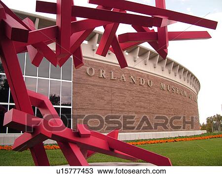 Stock Image -  Orlando, FL, Florida, Loch Haven Park, Orlando Museum of Art. Fotosearch