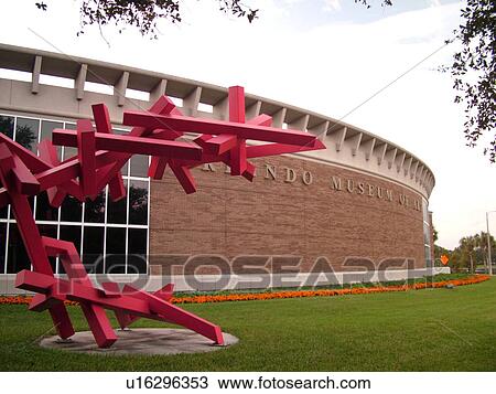 Stock Image -  Orlando, FL, Florida, Loch Haven Park, Orlando Museum of Art. Fotosearch