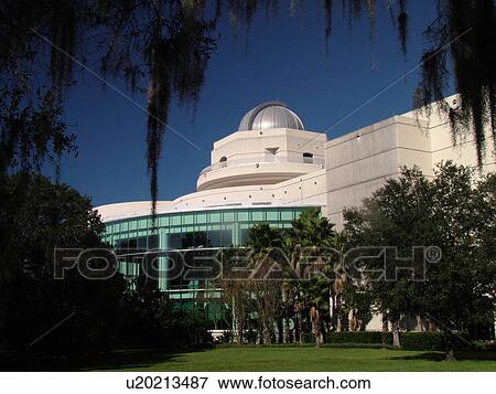 Stock Photo -  Orlando, FL, Florida, Loch Haven Park, Orlando Science Center. Fotosearch