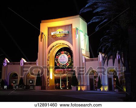 Orlando, FL, Florida, Universal Orlando Resort, Universal City Walk, Universal Studios Globe, entrance, gateway, evening View Large Photo Image Stock Image - Orlando, FL, Florida, Universal Orlando Resort, Universal City Walk, Universal Studios Globe, entrance, gateway, evening. Fotosearch