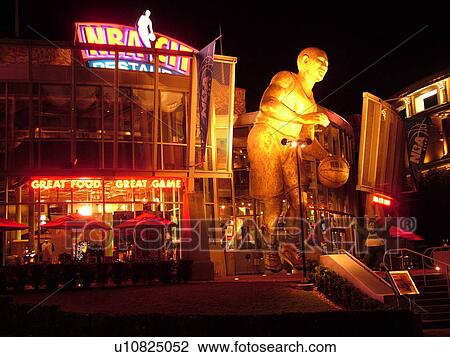 Stock Photo Of Orlando Fl Florida Universal Resort Orlando Fl Florida Universal Resort City Walk Nba Restaurant Evening