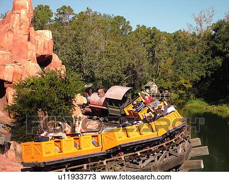 Orlando, FL, Florida, Walt Disney World Resort, Magic Kingdom Park, Frontierland, Big Thunder Mountain Railroad (Editorial Use Only) View Large Photo Image Stock Image - Orlando, FL, Florida, Walt Disney World Resort, Magic Kingdom Park, Frontierland, Big Thunder Mountain Railroad (Editorial Use Only). Fotosearch