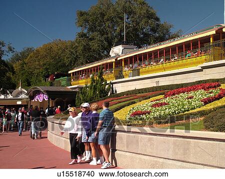 Orlando, FL, Florida, Walt Disney World Resort, Magic Kingdom Park, Walt Disney World Railroad, train (Editorial Use Only) View Large Photo Image Stock Image - Orlando, FL, Florida, Walt Disney World Resort, Magic Kingdom Park, Walt Disney World Railroad, train (Editorial Use Only). Fotosearch