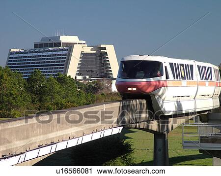 Orlando, FL, Florida, Walt Disney World Resort, Magic Kingdom Park, Monorail (Editorial Use Only) View Large Photo Image Stock Image - Orlando, FL, Florida, Walt Disney World Resort, Magic Kingdom Park, Monorail (Editorial Use Only). Fotosearch