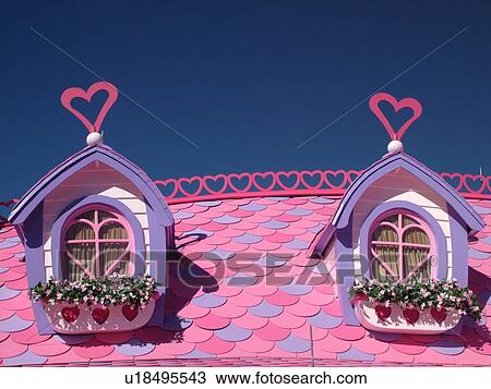 Stock Image -  Orlando, FL, Florida, Walt Disney World Resort, Magic Kingdom Park, Mickey's Toontown Fair, house (Editorial Use Only). Fotosearch