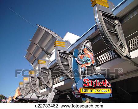 Orlando, FL, Florida, Walt Disney World Resort, Magic Kingdom Park, Tomorrowland, Stitches Great Escape Ride (Editorial Use Only) View Large Photo Image Stock Image - Orlando, FL, Florida, Walt Disney World Resort, Magic Kingdom Park, Tomorrowland, Stitches Great Escape Ride (Editorial Use Only). Fotosearch