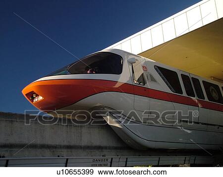 Orlando, FL, Florida, Walt Disney World Resort, Magic Kingdom Park, Monorail (Editorial Use Only) View Large Photo Image Stock Photo - Orlando, FL, Florida, Walt Disney World Resort, Magic Kingdom Park, Monorail (Editorial Use Only). Fotosearch