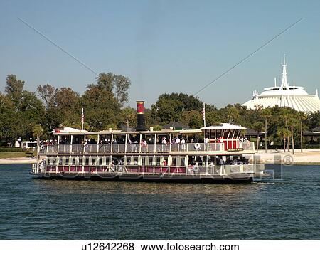 Orlando, FL, Florida, Walt Disney World Resort, Magic Kingdom Park, Seven Seas Lagoon, Ferryboat, Steamboat (Editorial Use Only) View Large Photo Image Stock Photo - Orlando, FL, Florida, Walt Disney World Resort, Magic Kingdom Park, Seven Seas Lagoon, Ferryboat, Steamboat (Editorial Use Only). Fotosearch