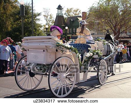 Stock Photo -  Orlando, FL, Florida, Walt Disney World Resort, Magic Kingdom Park, Main Street U. S. A Parade (Editorial Use Only). Fotosearch