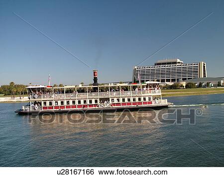 Orlando, FL, Florida, Walt Disney World Resort, Magic Kingdom Park, Seven Seas Lagoon, Ferryboat, Steamboat (Editorial Use Only) View Large Photo Image Stock Photograph - Orlando, FL, Florida, Walt Disney World Resort, Magic Kingdom Park, Seven Seas Lagoon, Ferryboat, Steamboat (Editorial Use Only). Fotosearch
