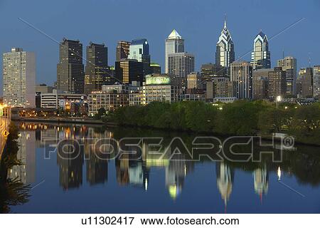 Philadelphia, PA, Pennsylvania, Schuylkill River, Downtown Skyline, I-76, evening, reflection View Large Photo Image Stock Photo - Philadelphia, PA, Pennsylvania, Schuylkill River, Downtown Skyline, I-76, evening, reflection. Fotosearch