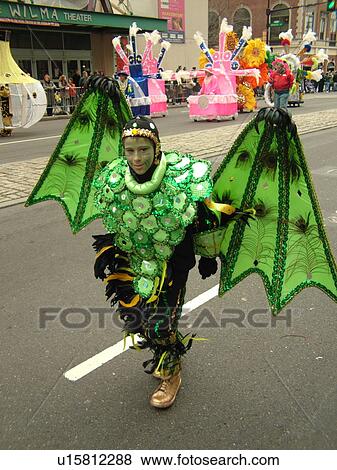 Stock Photo -  Philadelphia, PA, Pennsylvania, downtown, New Years Day, Philadelphia Annual Mummer's Day Parade, 2006, Fancy Division. Fotosearch