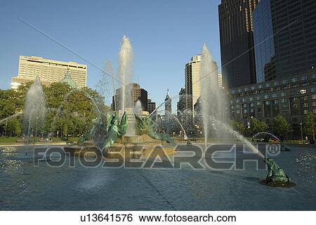 Philadelphia, PA, Pennsylvania, Downtown Skyline, Logan Circle, fountain View Large Photo Image Stock Photograph - Philadelphia, PA, Pennsylvania, Downtown Skyline, Logan Circle, fountain. Fotosearch