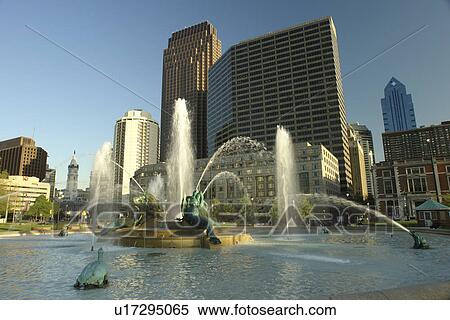 Philadelphia, PA, Pennsylvania, Downtown Skyline, Logan Circle, fountain View Large Photo Image Stock Photography - Philadelphia, PA, Pennsylvania, Downtown Skyline, Logan Circle, fountain. Fotosearch