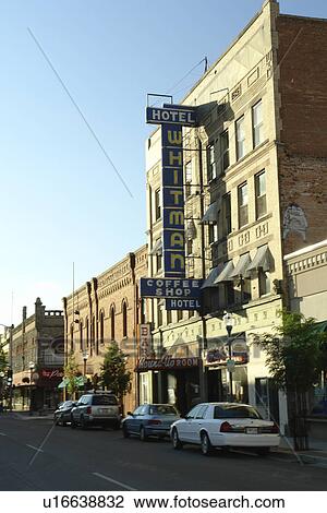 Stock Image -  Pocatello, ID, Idaho, downtown, Main Street. Fotosearch