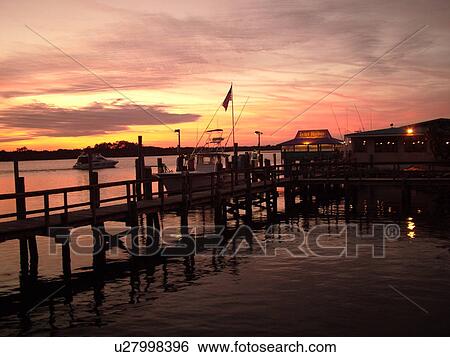 Ponce Inlet, Daytona Beach, FL, Florida, Atlantic Ocean, Ponce De Leon Inlet, Lighthouse Point Park, marina, sunset, Inlet Harbor Marina and Restaurant View Large Photo Image Stock Photograph - Ponce Inlet, Daytona Beach, FL, Florida, Atlantic Ocean, Ponce De Leon Inlet, Lighthouse Point Park, marina, sunset, Inlet Harbor Marina and Restaurant. Fotosearch