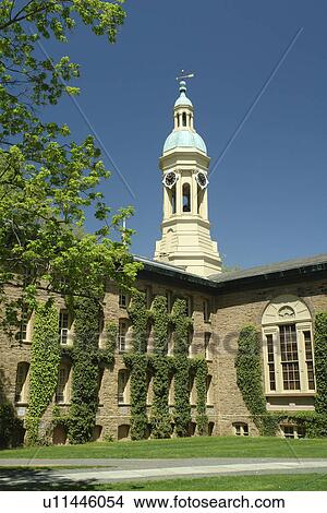Picture -  Princeton, NJ, New Jersey, Princeton University, Nassau Hall. Fotosearch