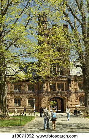 Stock Image -  Princeton, NJ, New Jersey, Princeton University, East Pyne. Fotosearch