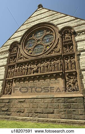 Stock Image -  Princeton, NJ, New Jersey, Princeton University, Alexander Hall. Fotosearch