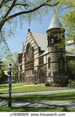 Stock Image -  Princeton, NJ, New Jersey, Princeton University, Alexander Hall. Fotosearch