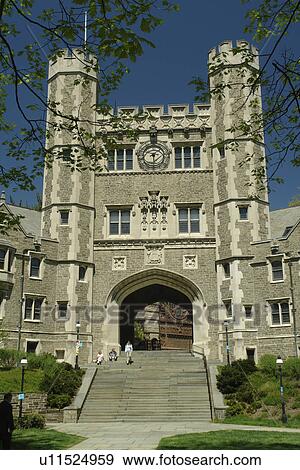 Stock Photo -  Princeton, NJ, New Jersey, Princeton University, Blair Hall. Fotosearch