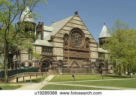 Stock Photo -  Princeton, NJ, New Jersey, Princeton University, Alexander Hall. Fotosearch