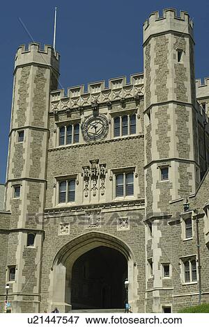 Stock Photo -  Princeton, NJ, New Jersey, Princeton University, Blair Hall. Fotosearch