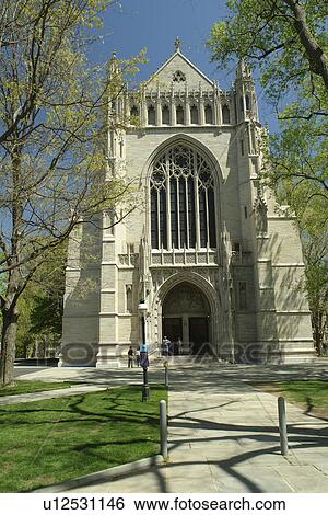 Stock Photograph -  Princeton, NJ, New Jersey, Princeton University, University Chapel. Fotosearch