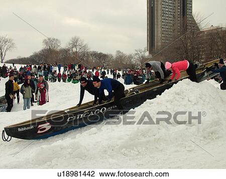 Quebec City, Quebec, Canada, Winter Carnival 2006, Place Desjardins, Canoe Race, snow View Large Photo Image Stock Image - Quebec City, Quebec, Canada, Winter Carnival 2006, Place Desjardins, Canoe Race, snow. Fotosearch