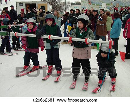 Quebec City, Quebec, Canada, Winter Carnival 2006, Place Desjardens, children's ski ride View Large Photo Image Stock Image - Quebec City, Quebec, Canada, Winter Carnival 2006, Place Desjardens, children's ski ride. Fotosearch