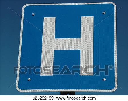 road sign, Hospital Zone View Large Photo Image Stock Photo - road sign, Hospital Zone. Fotosearch