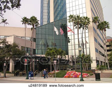 Stock Photo -  Sarasota, FL, Florida, downtown, high-rise office building. Fotosearch