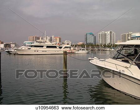 Sarasota, FL, Florida, Sarasota Bay, marina View Large Photo Image Stock Image - Sarasota, FL, Florida, Sarasota Bay, marina. Fotosearch