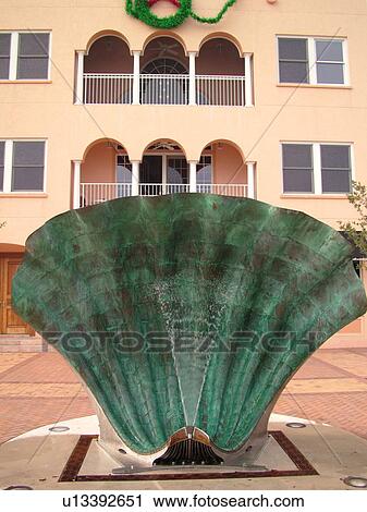 Sarasota, FL, Florida, shell fountain View Large Photo Image Stock Image - Sarasota, FL, Florida, shell fountain. Fotosearch