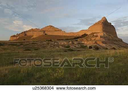 Picture -  Scotts Bluff National Monument, NE, Nebraska, . Fotosearch
