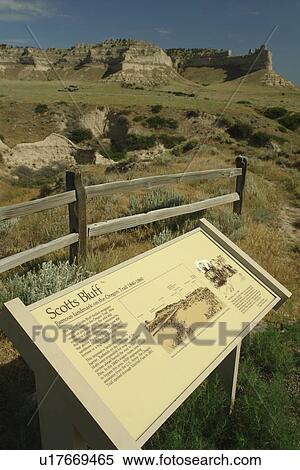 Stock Photography -  Scotts Bluff National Monument, NE, Nebraska, . Fotosearch