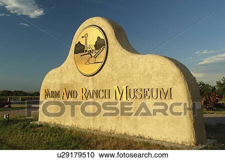 Stock Image -  Scottsbluff, NE, Nebraska, Farm and Ranch Museum. Fotosearch