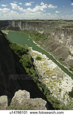 Stock Image -  Snake River Canyon, ID, Idaho, . Fotosearch